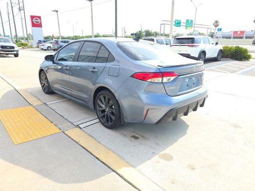Celestite/Midnight Black Metallic 2025 Toyota Corolla SE