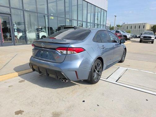 Celestite/Midnight Black Metallic 2025 Toyota Corolla SE