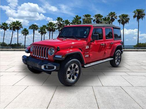 Firecracker Red Clearcoat 2019 Jeep Wrangler Unlimited Sahara