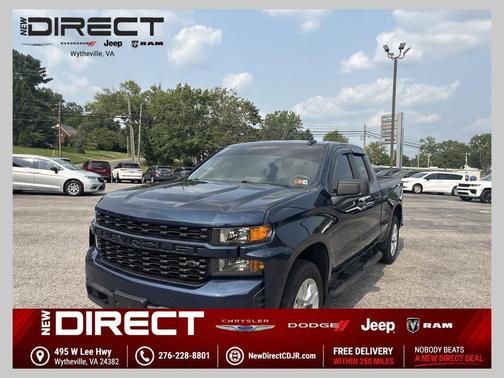 Northsky Blue Metallic 2020 Chevrolet Silverado 1500 Custom