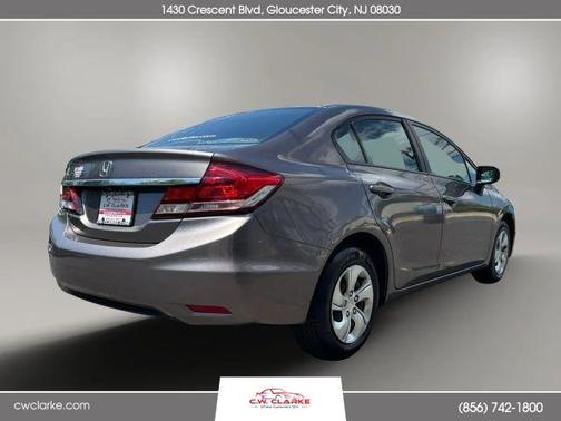 Gray 2015 Honda Civic LX