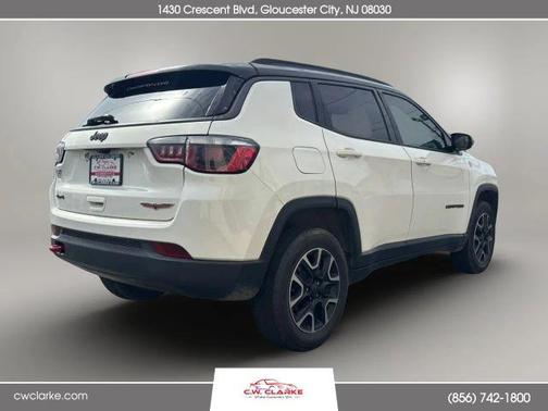 White 2019 Jeep Compass Trailhawk