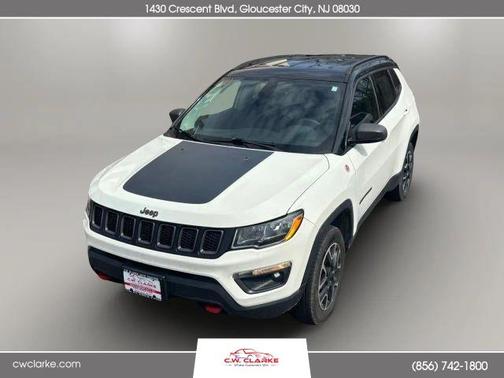 White 2019 Jeep Compass Trailhawk
