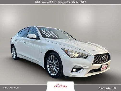Majestic White 2019 INFINITI Q50 3.0t LUXE