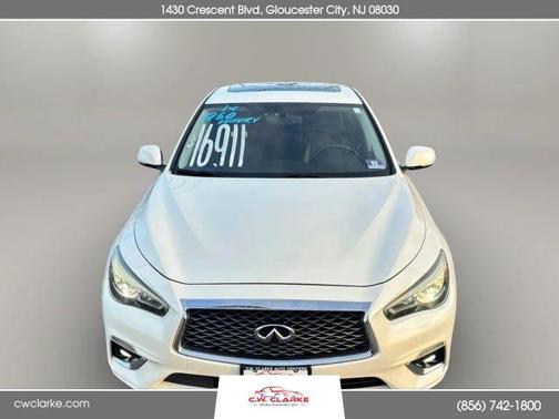 Majestic White 2019 INFINITI Q50 3.0t LUXE
