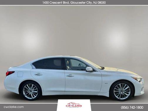 Majestic White 2019 INFINITI Q50 3.0t LUXE