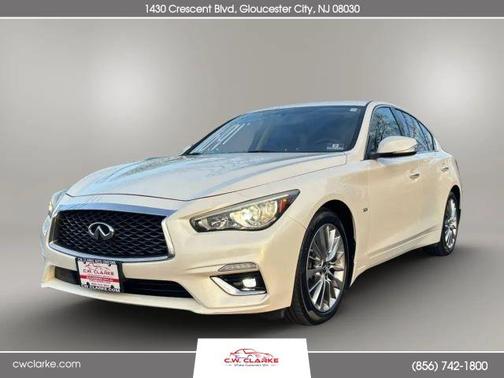 Majestic White 2019 INFINITI Q50 3.0t LUXE