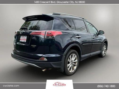 Blue 2017 Toyota RAV4 Limited