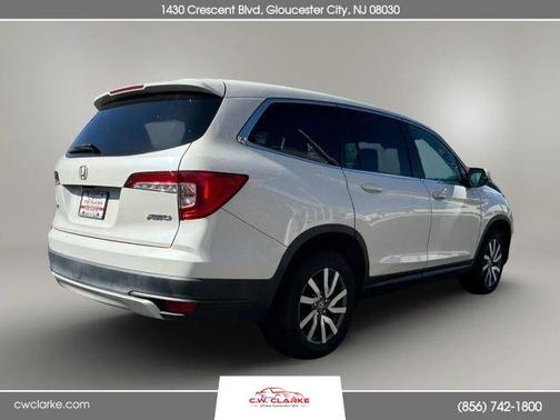 White 2019 Honda Pilot EX-L