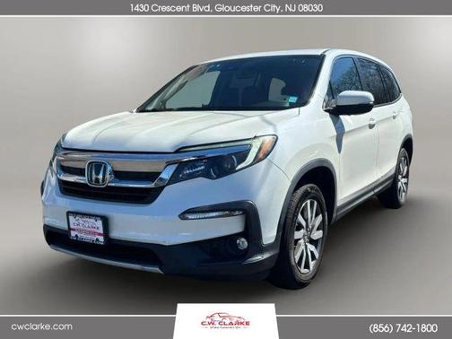 White 2019 Honda Pilot EX-L