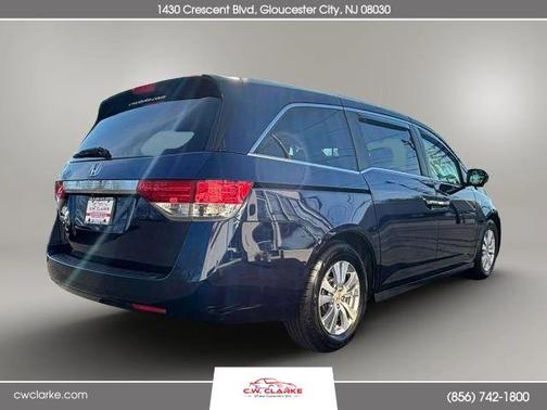 Blue 2014 Honda Odyssey EX