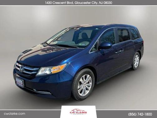 Blue 2014 Honda Odyssey EX