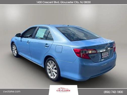 Blue 2012 Toyota Camry Hybrid XLE