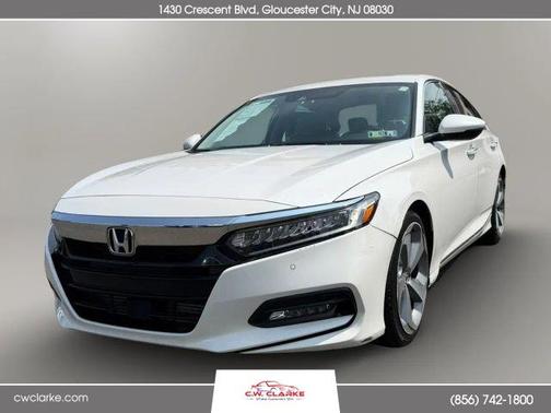 White 2018 Honda Accord Touring
