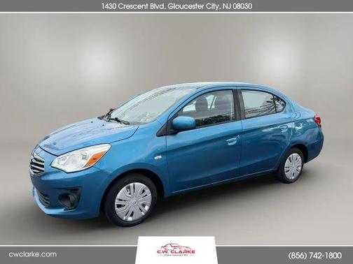 Blue 2017 Mitsubishi Mirage G4 ES