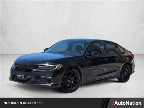 Crystal Black Pearl 2022 Honda Civic Sport