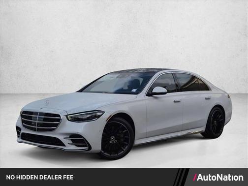 MANUFAKTUR Moonlight White Metallic 2026 Mercedes-Benz S-Class 4MATIC