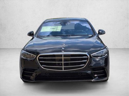 Obsidian Black Metallic 2025 Mercedes-Benz S-Class 4MATIC