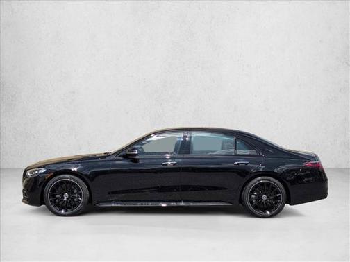 Obsidian Black Metallic 2025 Mercedes-Benz S-Class 4MATIC