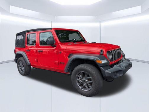 Firecracker Red Clearcoat 2024 Jeep Wrangler Sport