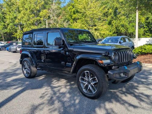 Black Clearcoat 2024 Jeep Wrangler 4xe Sport