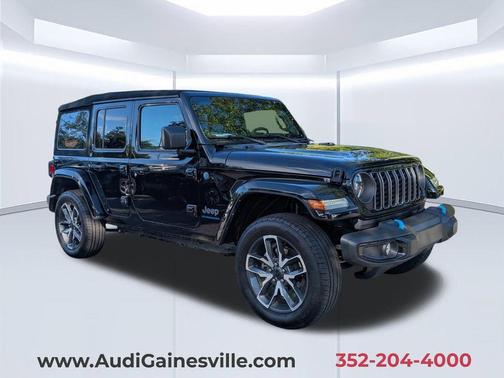 Black Clearcoat 2024 Jeep Wrangler 4xe Sport