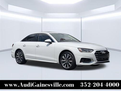 Glacier White Metallic 2022 Audi A4 40 Premium