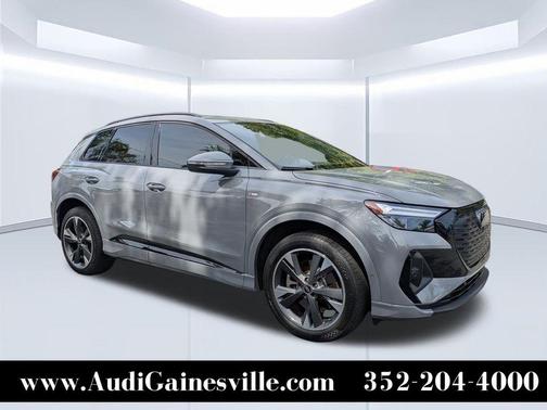 Pebble Gray 2024 Audi Q4 e-tron 50 Premium Plus