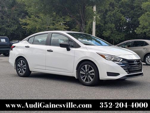 Cloud White 2024 Nissan Versa S