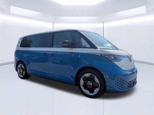Cabana Blue Metallic - Candy White 2025 Volkswagen ID. Buzz Pro S