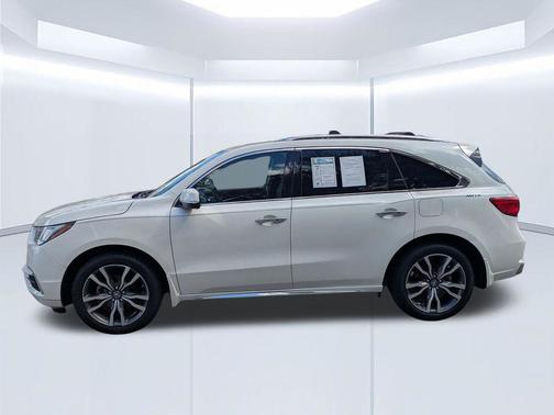 White Diamond Pearl 2019 Acura MDX 3.5L w/Advance Package