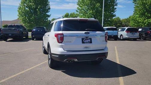 White Platinum Tri-Coat Metallic 2018 Ford Explorer Platinum