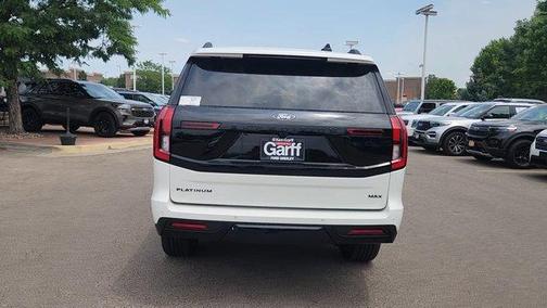 White Metallic 2026 Ford Expedition Max Platinum