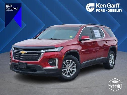 Radiant Red 2023 Chevrolet Traverse LT Cloth