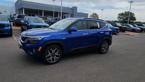 Neptune Blue 2022 Kia Seltos SX