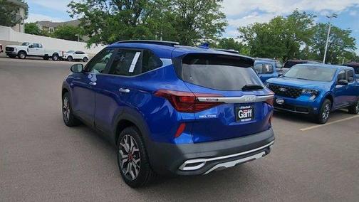 Neptune Blue 2022 Kia Seltos SX