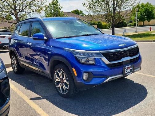 Neptune Blue 2022 Kia Seltos SX