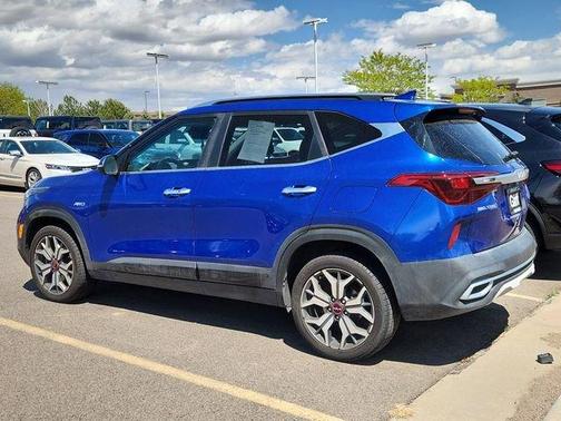 Neptune Blue 2022 Kia Seltos SX