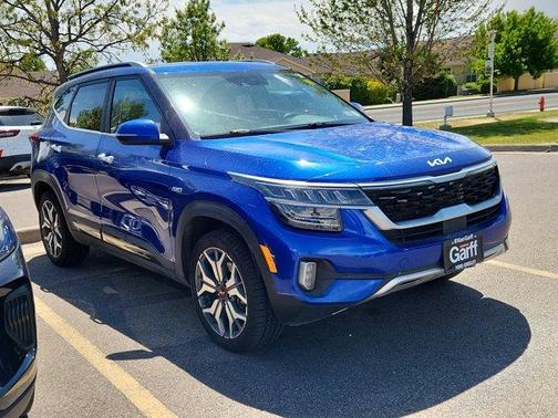 Neptune Blue 2022 Kia Seltos SX