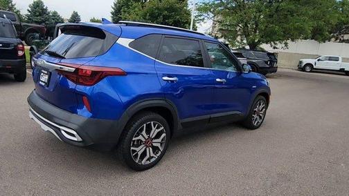 Neptune Blue 2022 Kia Seltos SX