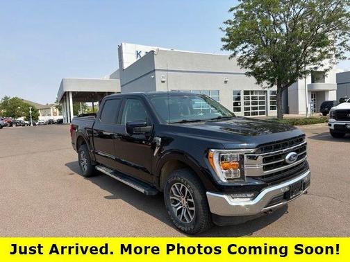 Blue Metallic 2021 Ford F-150 Lariat