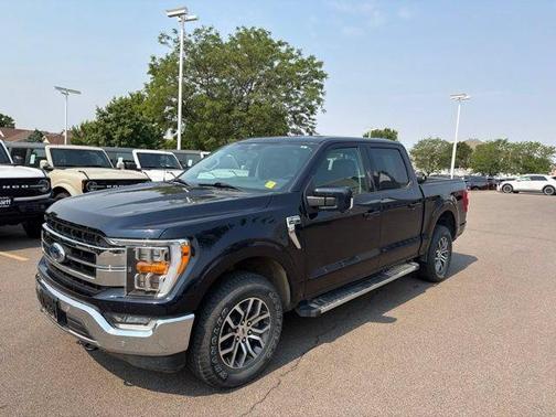 Blue Metallic 2021 Ford F-150 Lariat