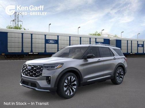 Carbonized Gray Metallic 2026 Ford Explorer Platinum