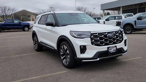 Star White 2026 Ford Explorer Platinum