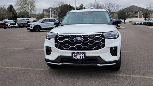 Star White 2026 Ford Explorer Platinum