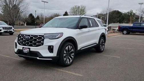 Star White 2026 Ford Explorer Platinum