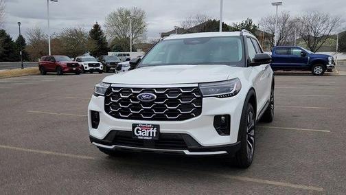 Star White 2026 Ford Explorer Platinum