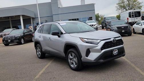 Silver Sky Metallic 2025 Toyota RAV4 Hybrid LE