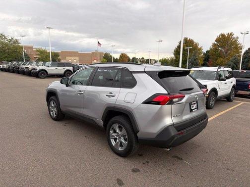 Silver Sky Metallic 2025 Toyota RAV4 Hybrid LE