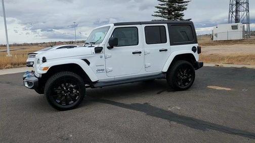 Bright White Clearcoat 2023 Jeep Wrangler 4xe Sahara